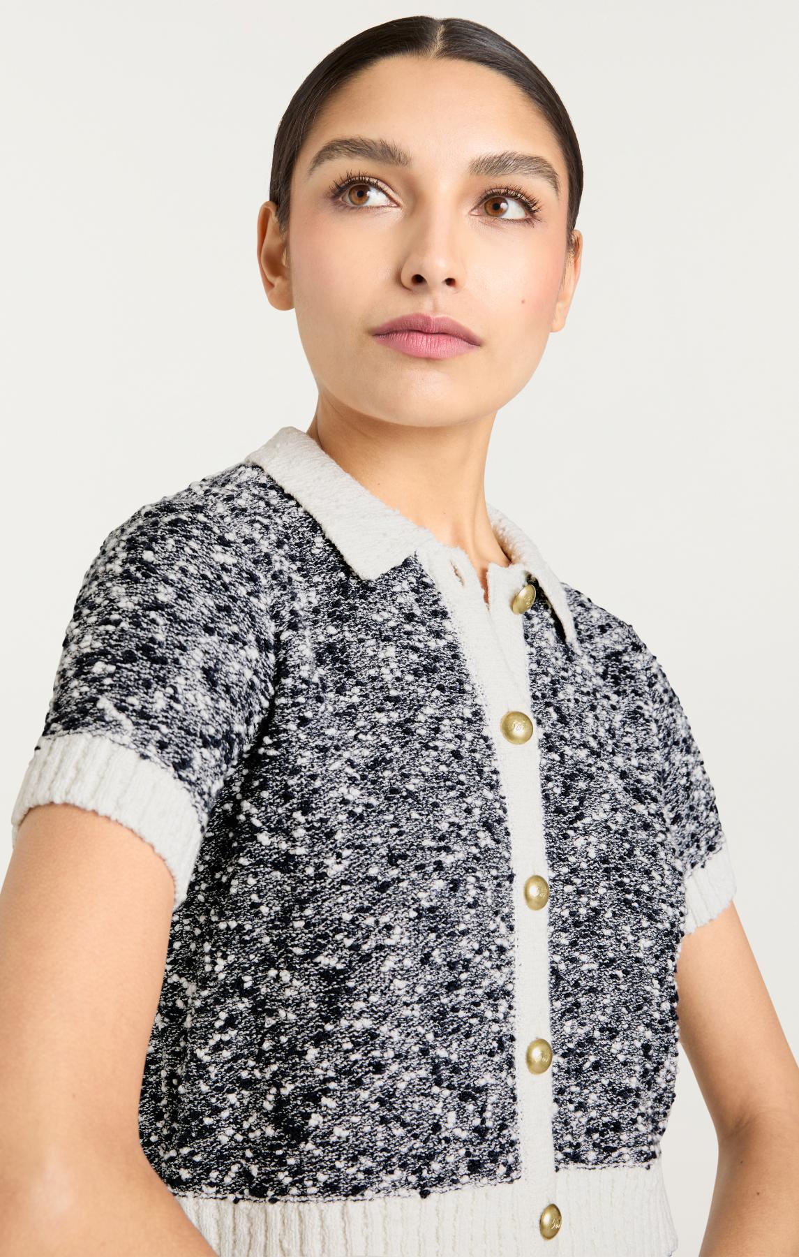 CQS-ZK932A8185Z NAVY&IVORY TOP