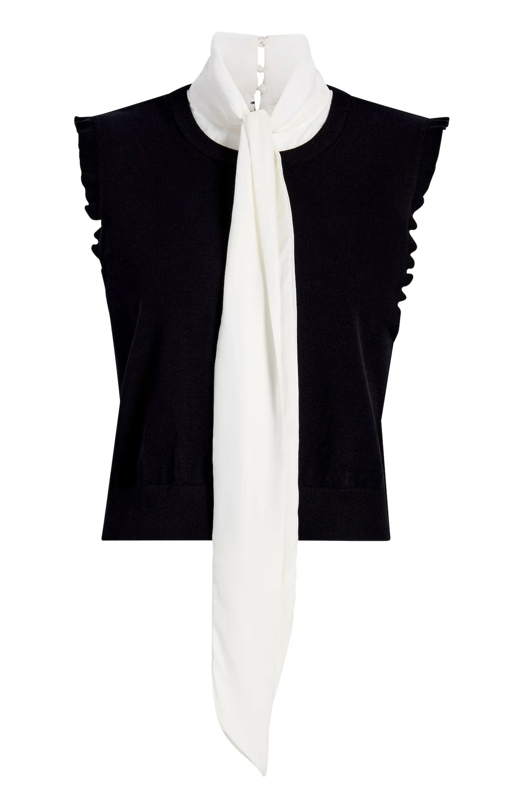 CQS-ZK10668202Z BLACK&IVORY VEST