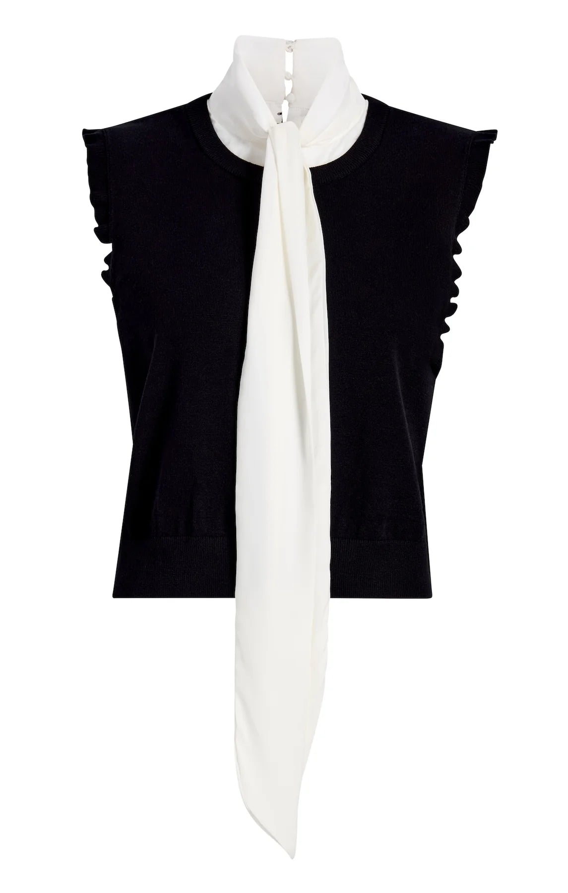 CQS-ZK10668202Z BLACK&IVORY VEST