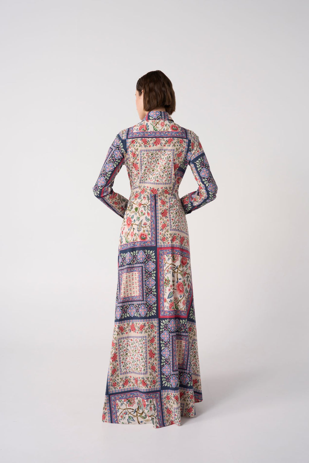 EVG-JULIETTE PURPLE PRINT DRESS