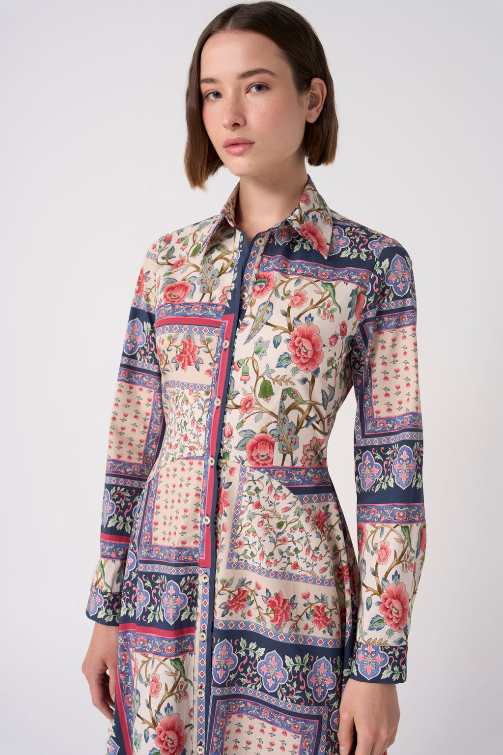 EVG-JULIETTE PURPLE PRINT DRESS