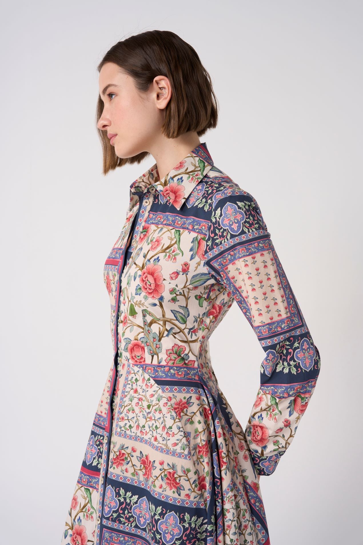 EVG-JULIETTE PURPLE PRINT DRESS