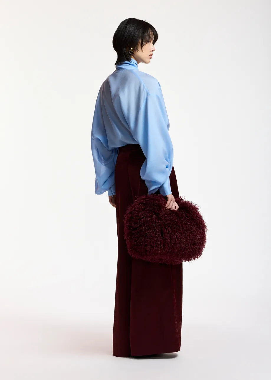 ESA-KARISMATIC SKY BOW TIE BLOUSE