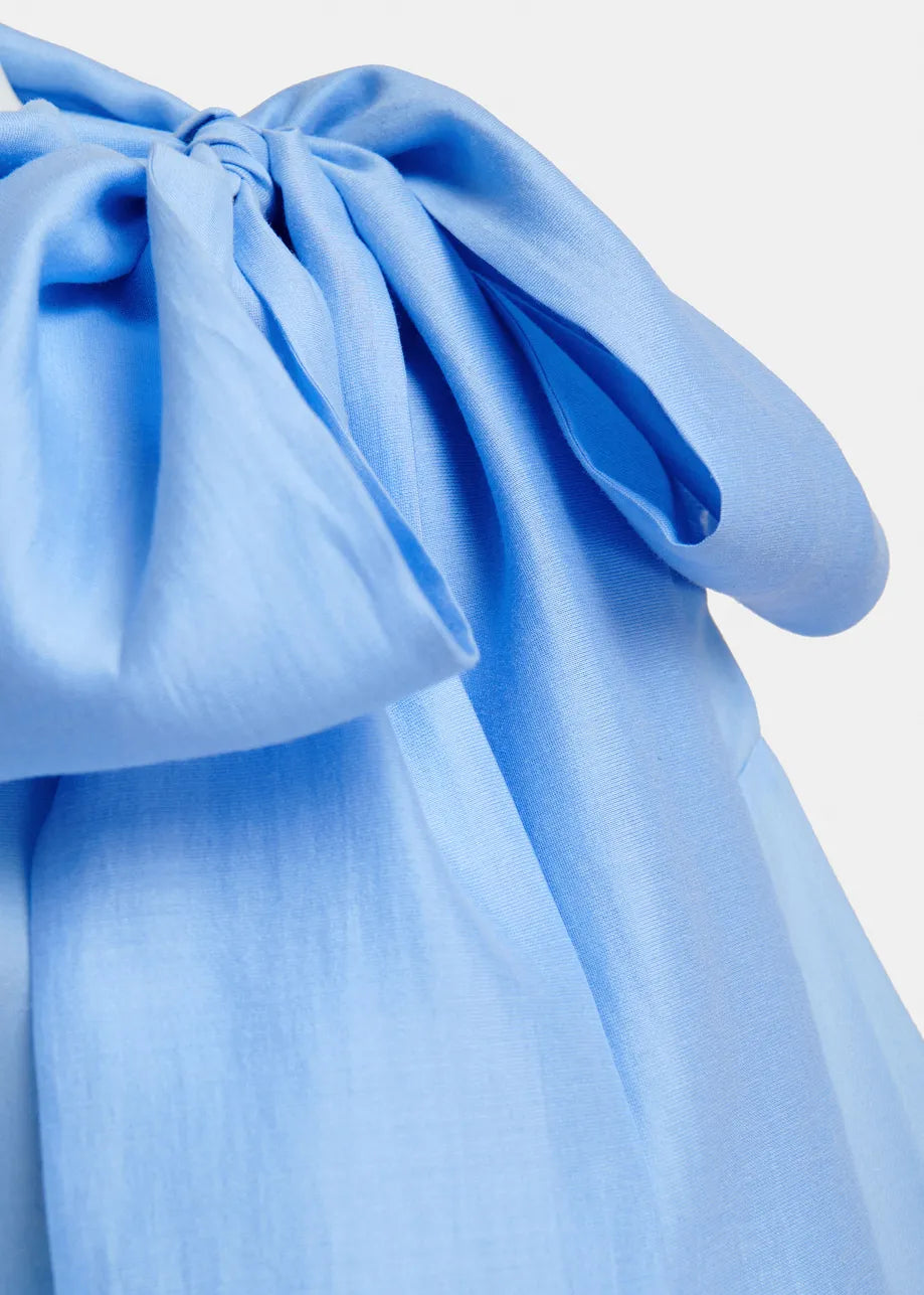 ESA-KARISMATIC SKY BOW TIE BLOUSE