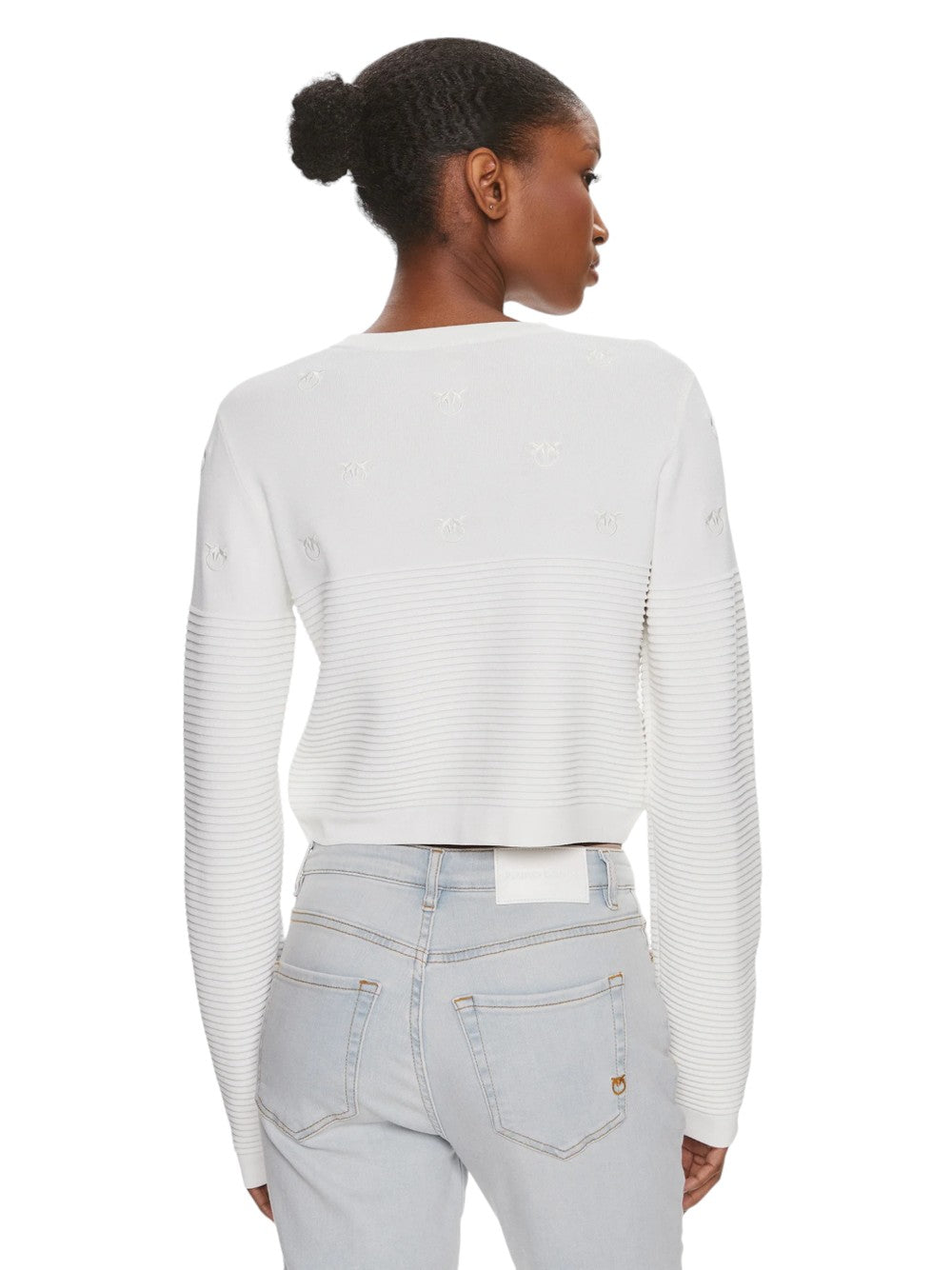 PKO-102881 CILIEGIO WHITE CARDIGAN