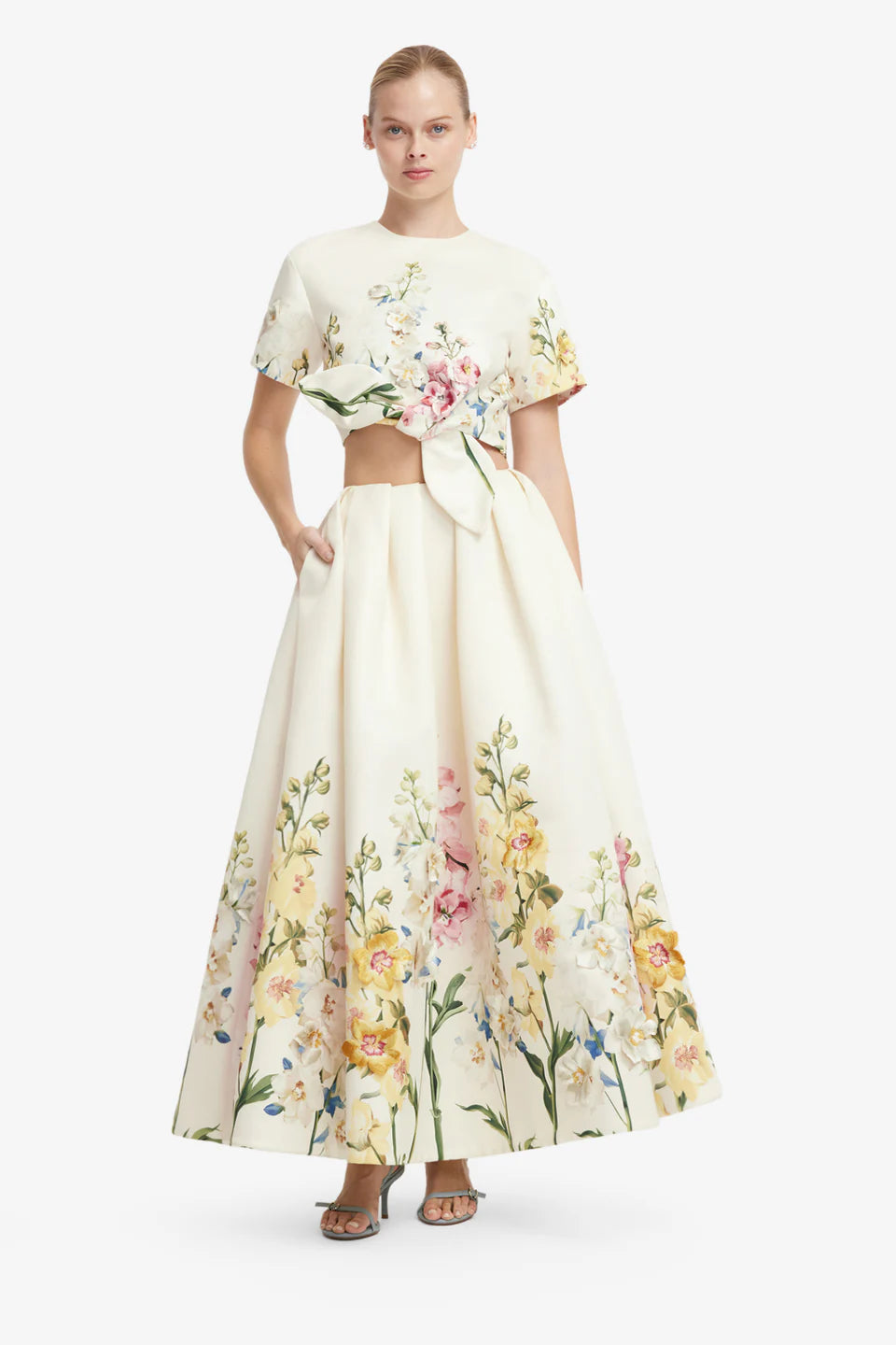 LEO-LLFW26032 VICTORIA CREAM PUFF SKIRT