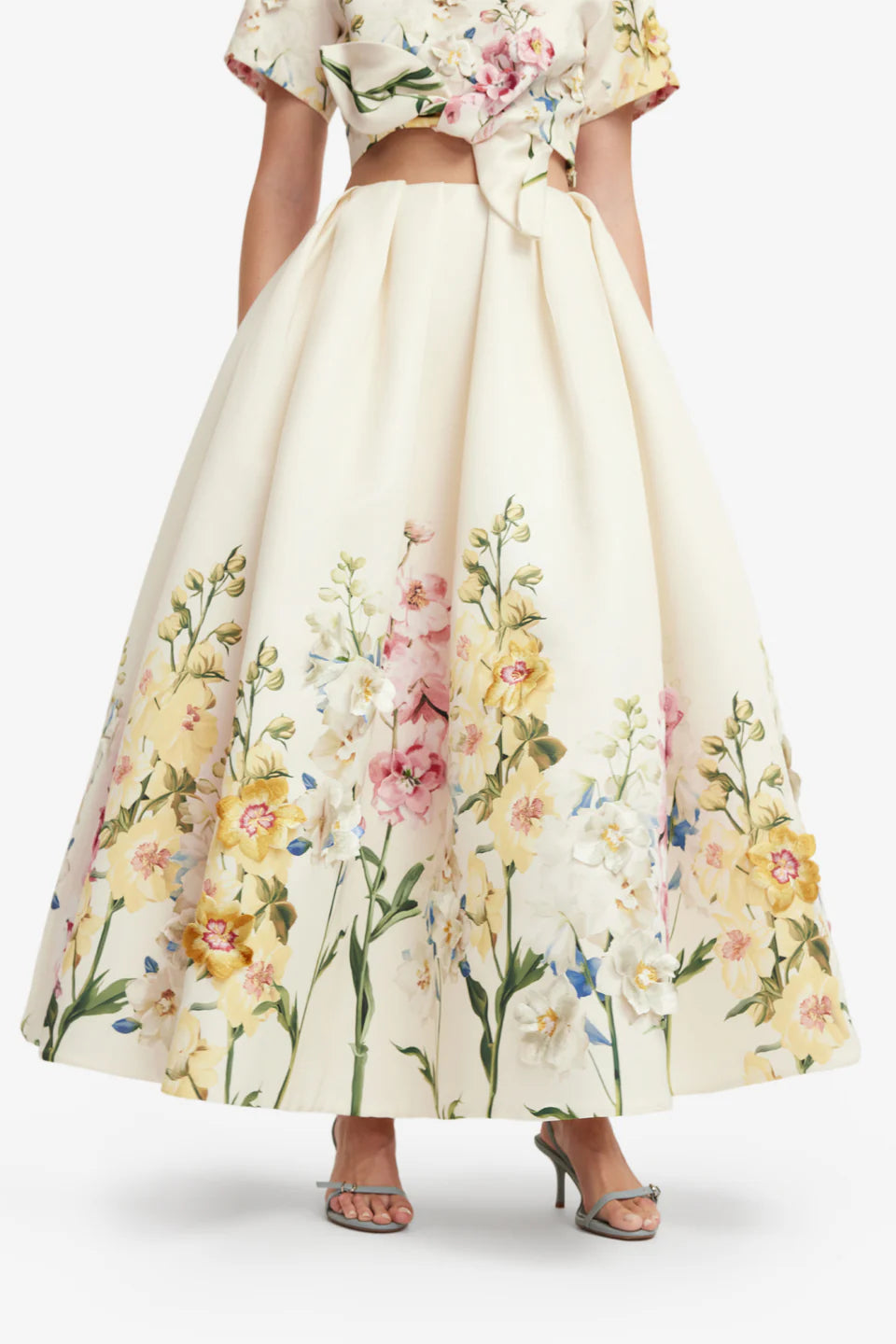 LEO-LLFW26032 VICTORIA CREAM PUFF SKIRT