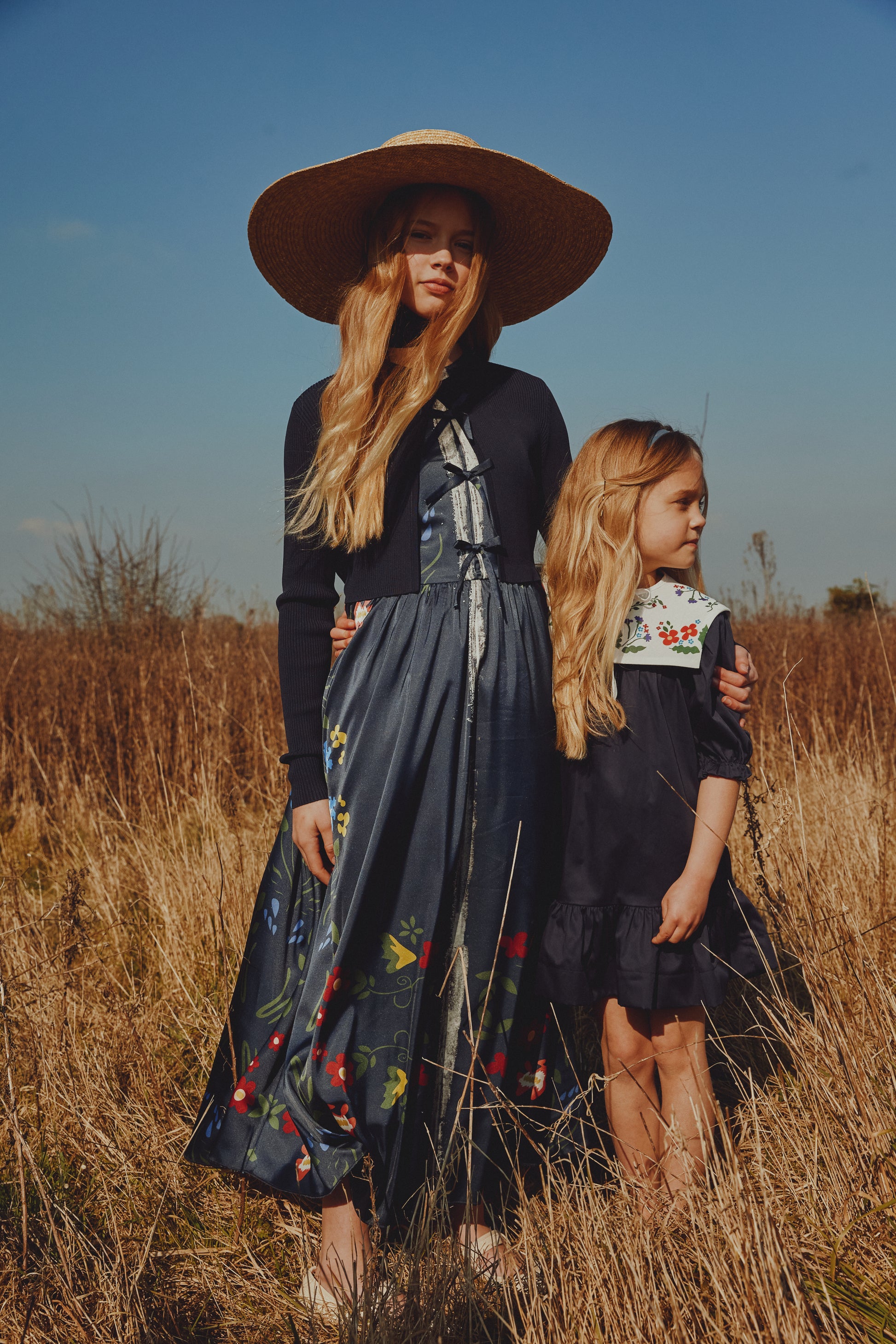 TEA-LT-272&WT-310 NAVY BOLERO&PRINT DRESS