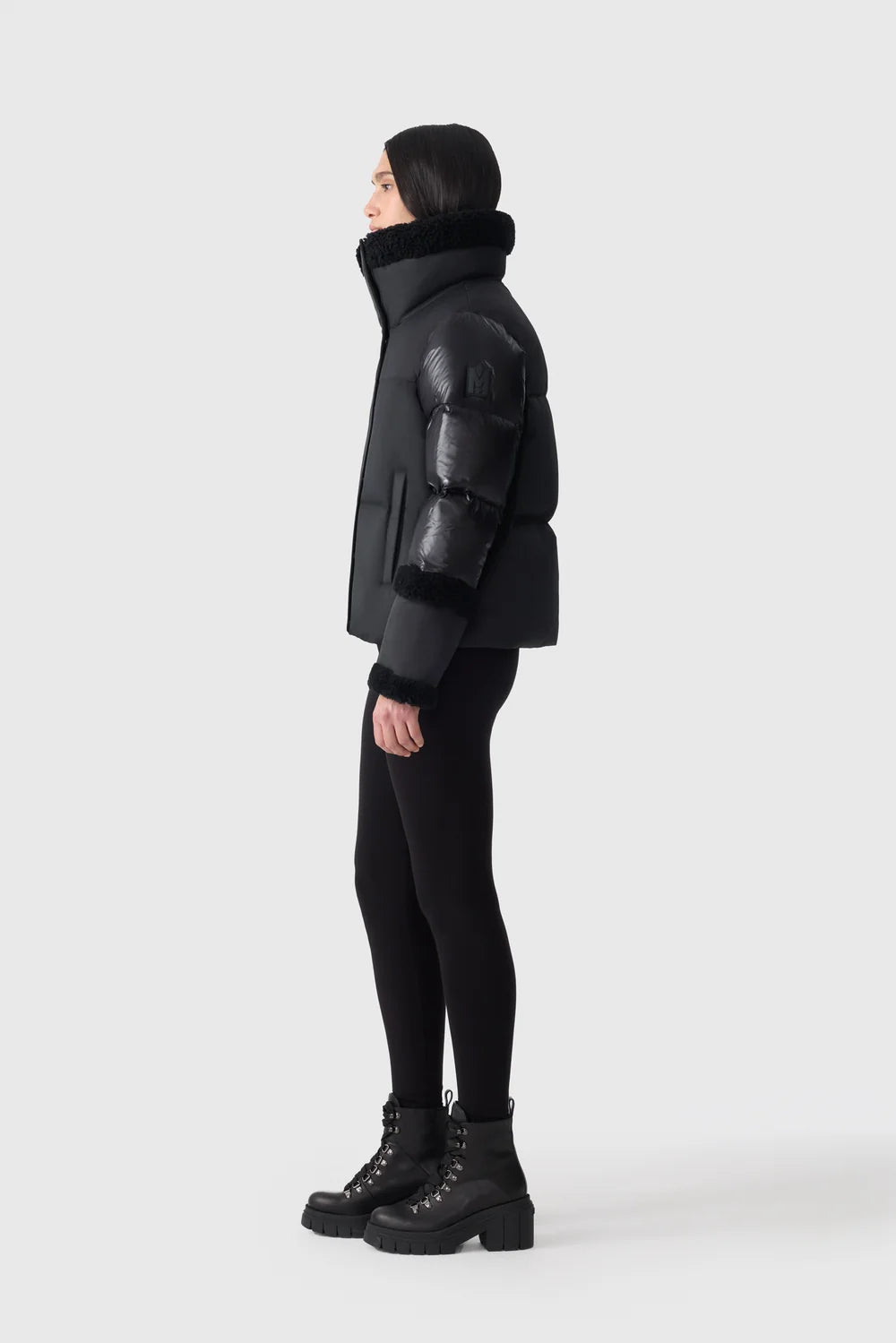 MKG-LYDANA CONTRAST MATERIAL COAT