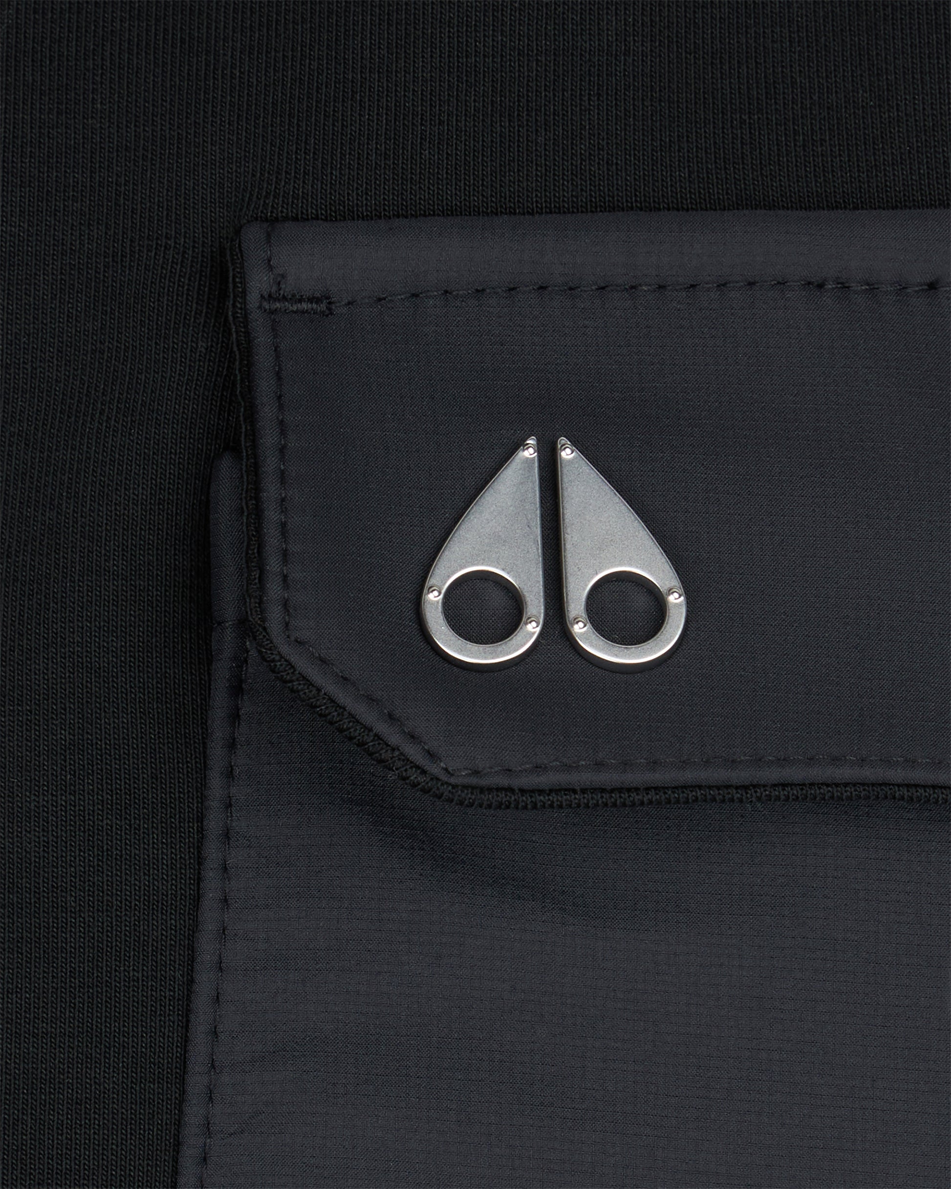 MKN-M14LT741 BLACK MIXMEDIA TEE TOP
