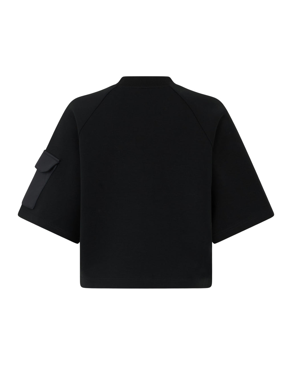 MKN-M14LT741 BLACK MIXMEDIA TEE TOP
