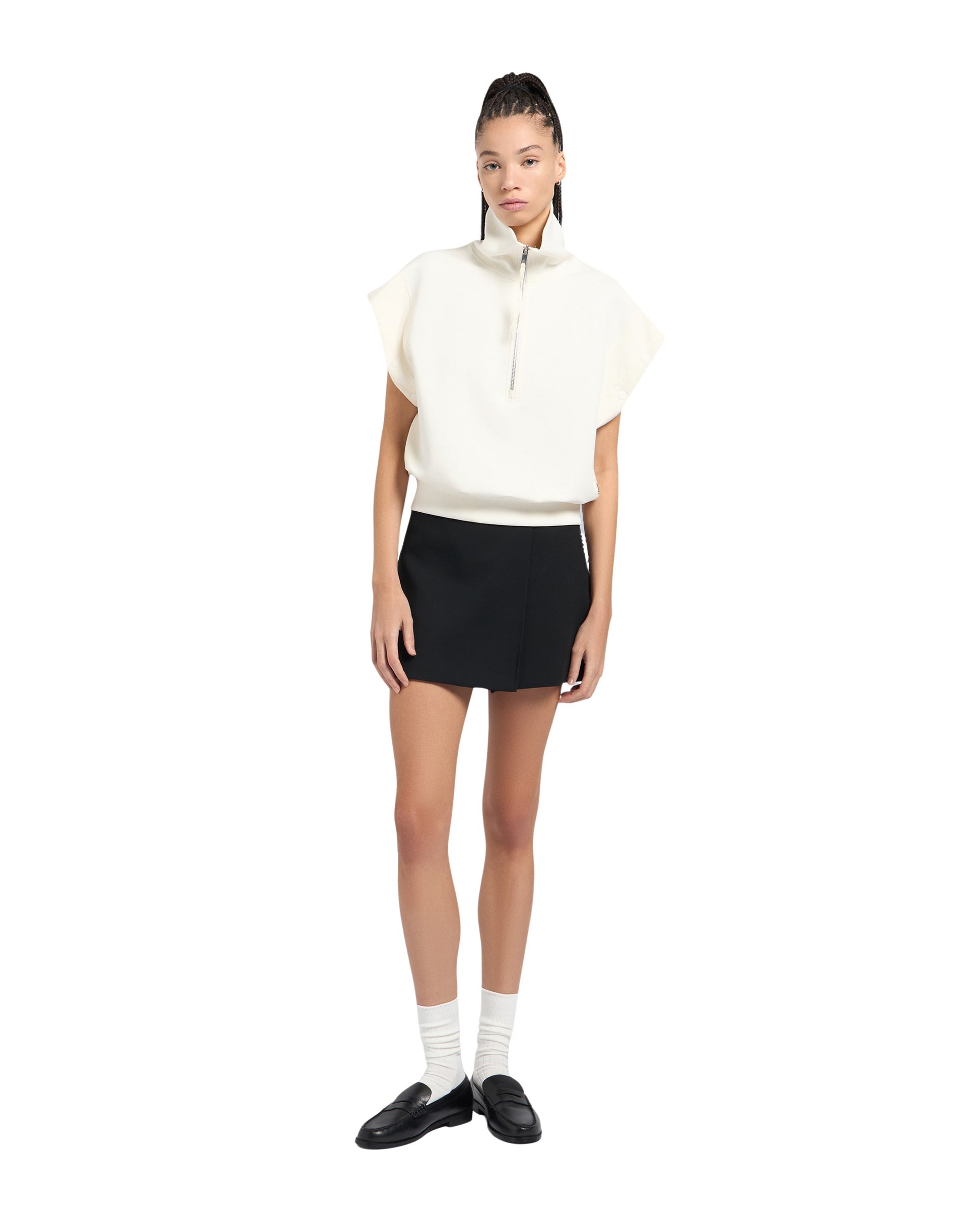 MKN-M15LS636 IVORY MIXED MEDIA ZIP TOP