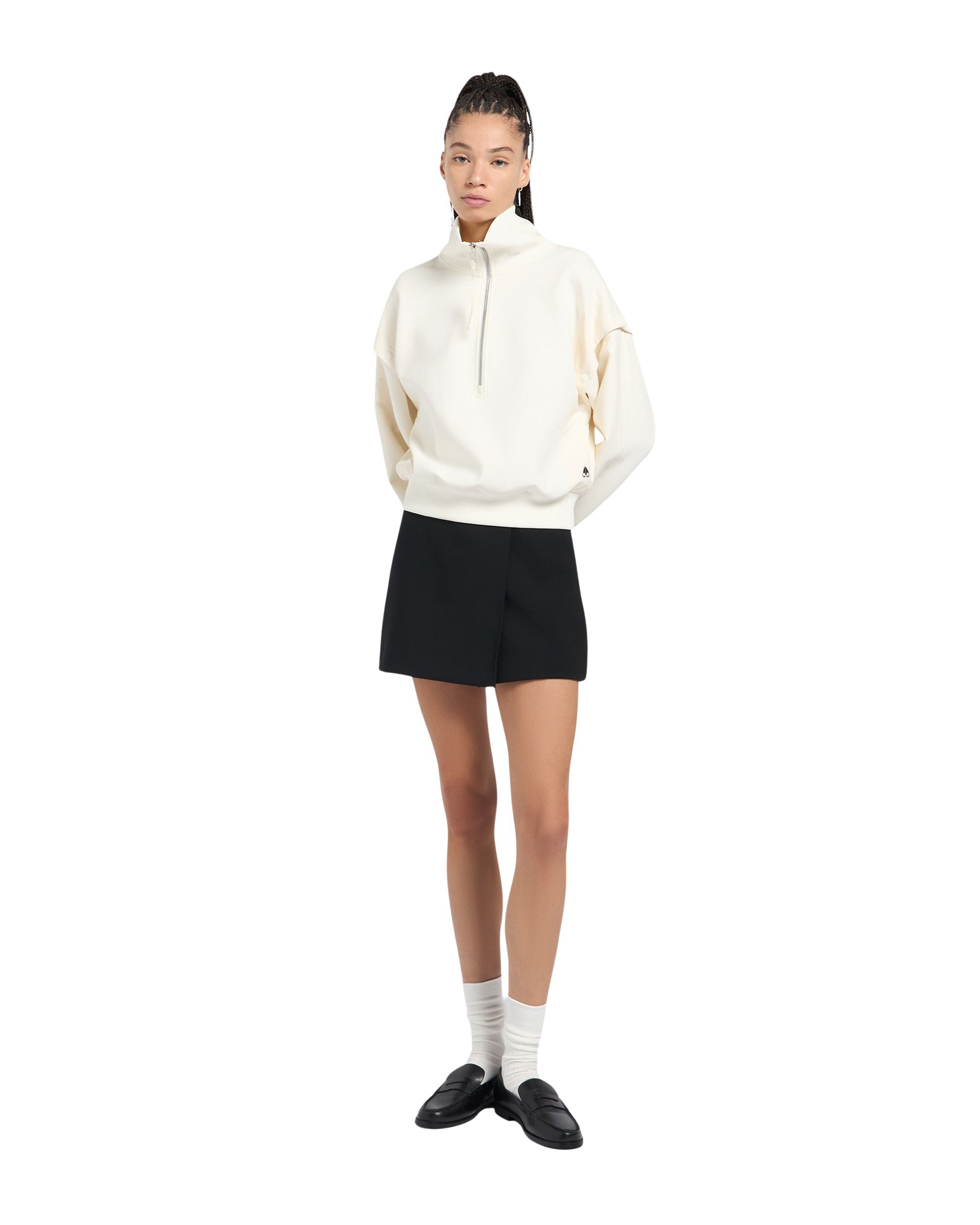 MKN-M15LS636 IVORY MIXED MEDIA ZIP TOP