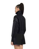 MKN-M15LS636 BLACK MIXED MEDIA ZIP TOP