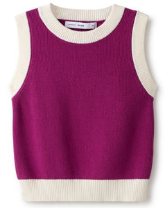 INO-M2-1420 MAGENTA&WHITE VEST