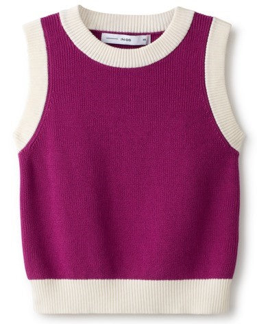 INO-M2-1420 MAGENTA&WHITE VEST