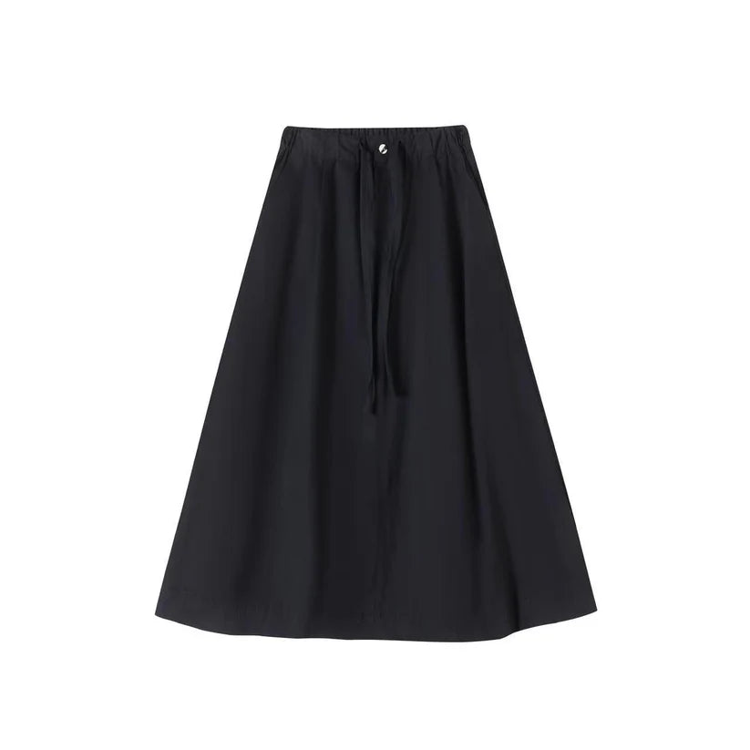 INO-M2-1746 BLACK ZIP FLY TIE SKIRT