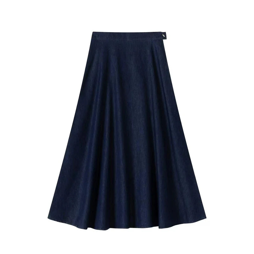 INO-M2-224 BLUE DENIM SKIRT