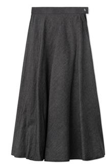 INO-M2-49 BLACK DENIM SKIRT