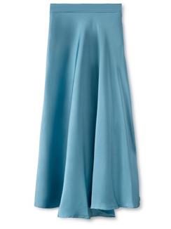 INO-M2-50SK BLUE SATIN SKIRT