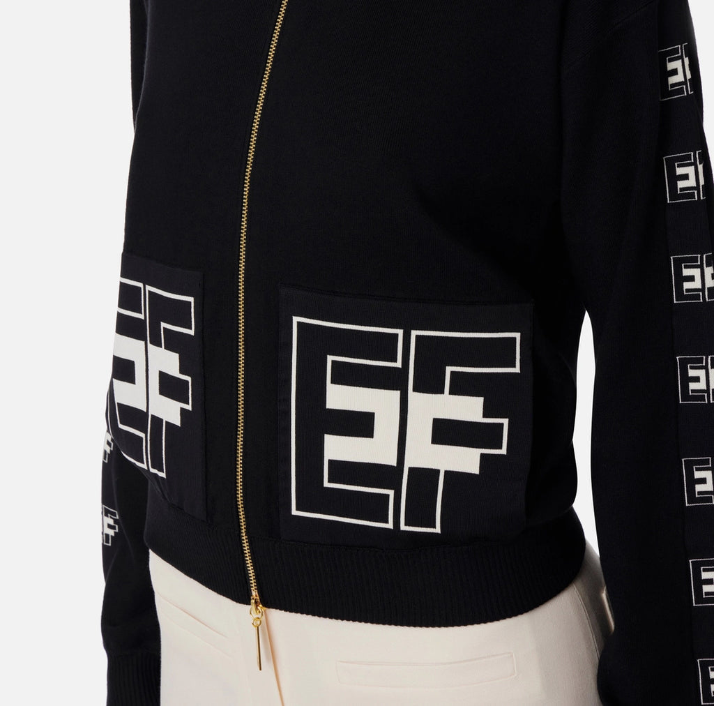 ELS-MK07S41E2 BLACK CARDIGAN