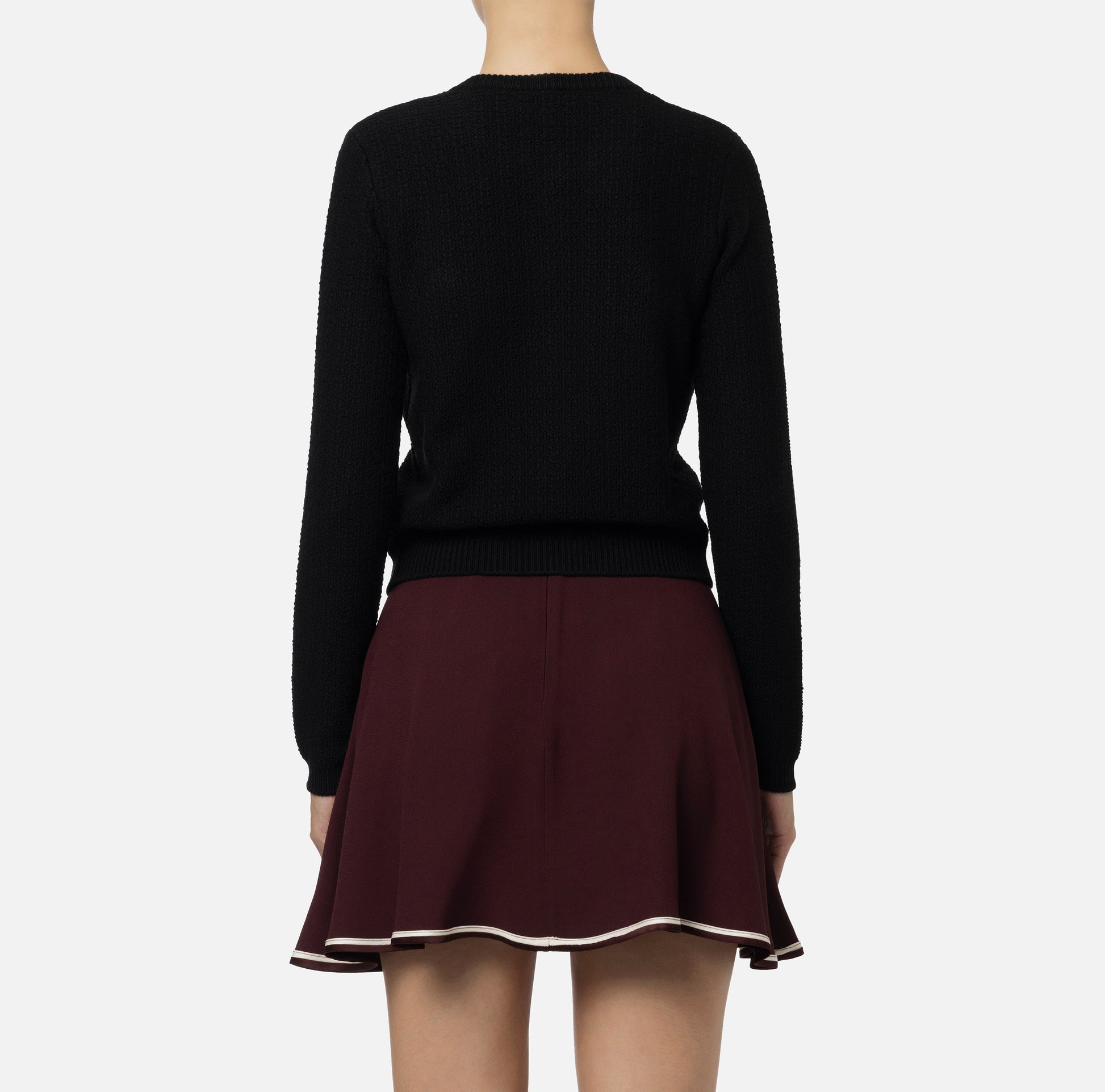 ELS-MK22S47 BLACK CARDIGAN