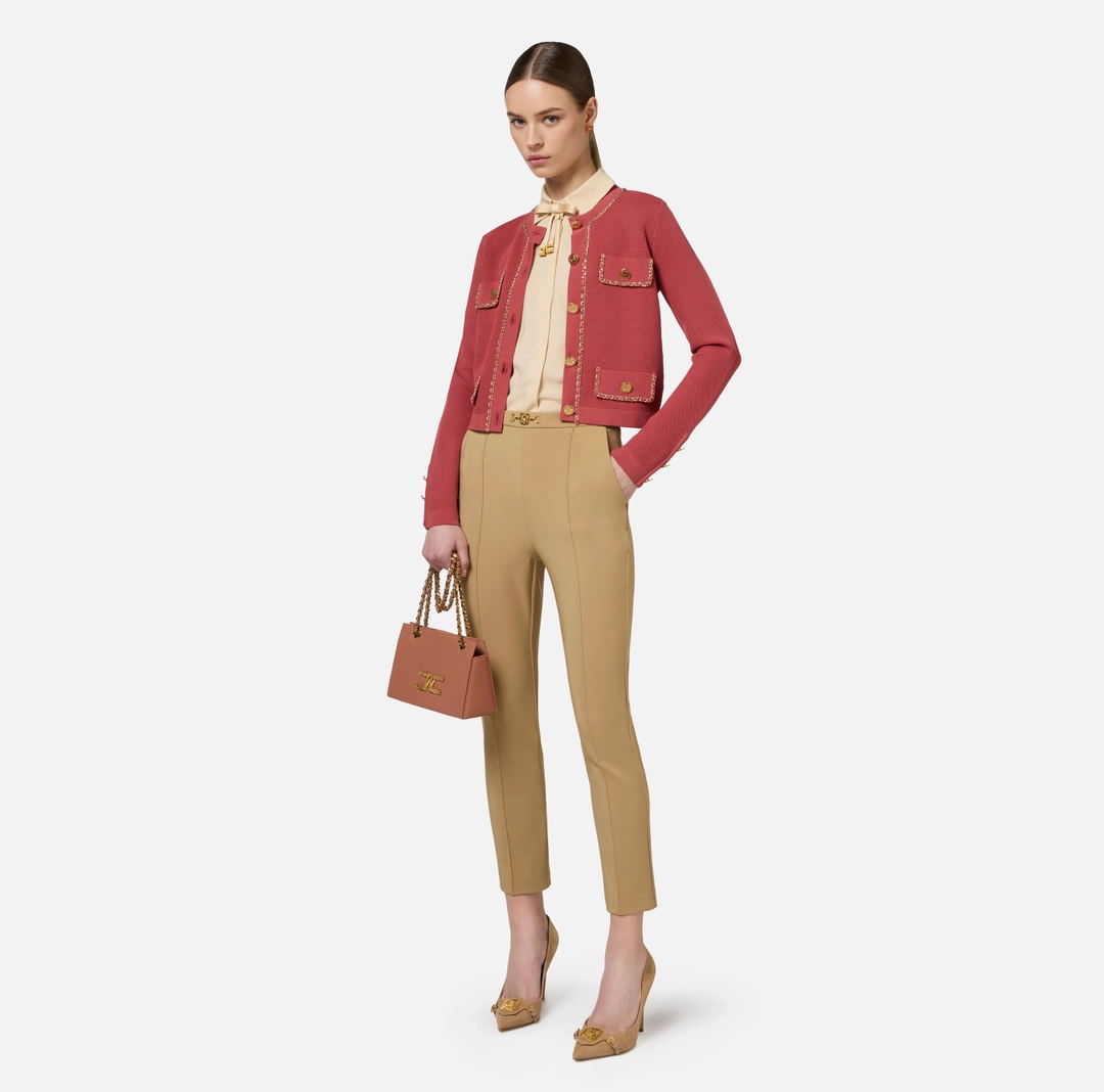 ELS-MK63B46 CORAL CARDIGAN