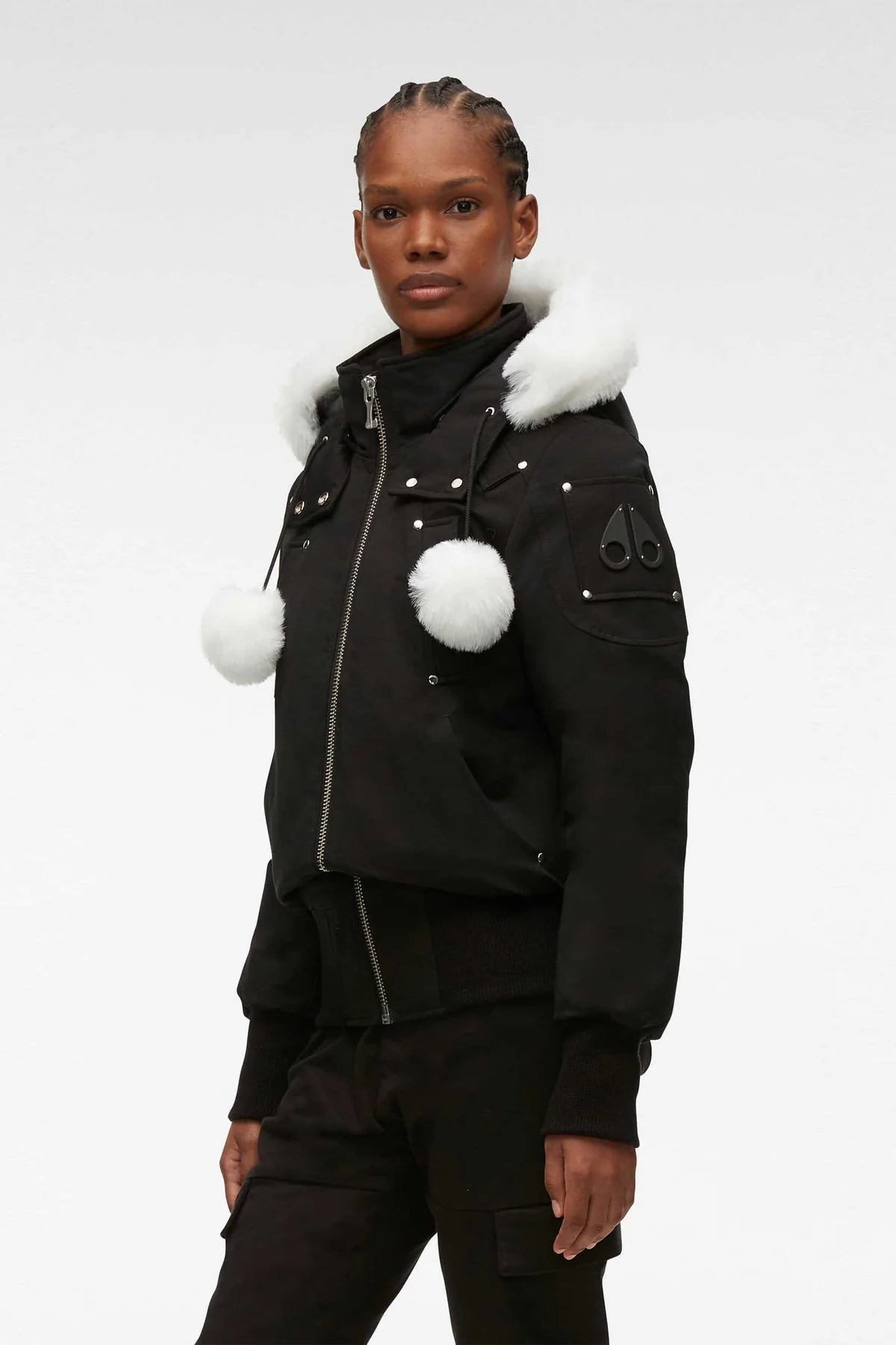 MKN-MK2002LB DEBBIE BLACK&WHITE JACKET