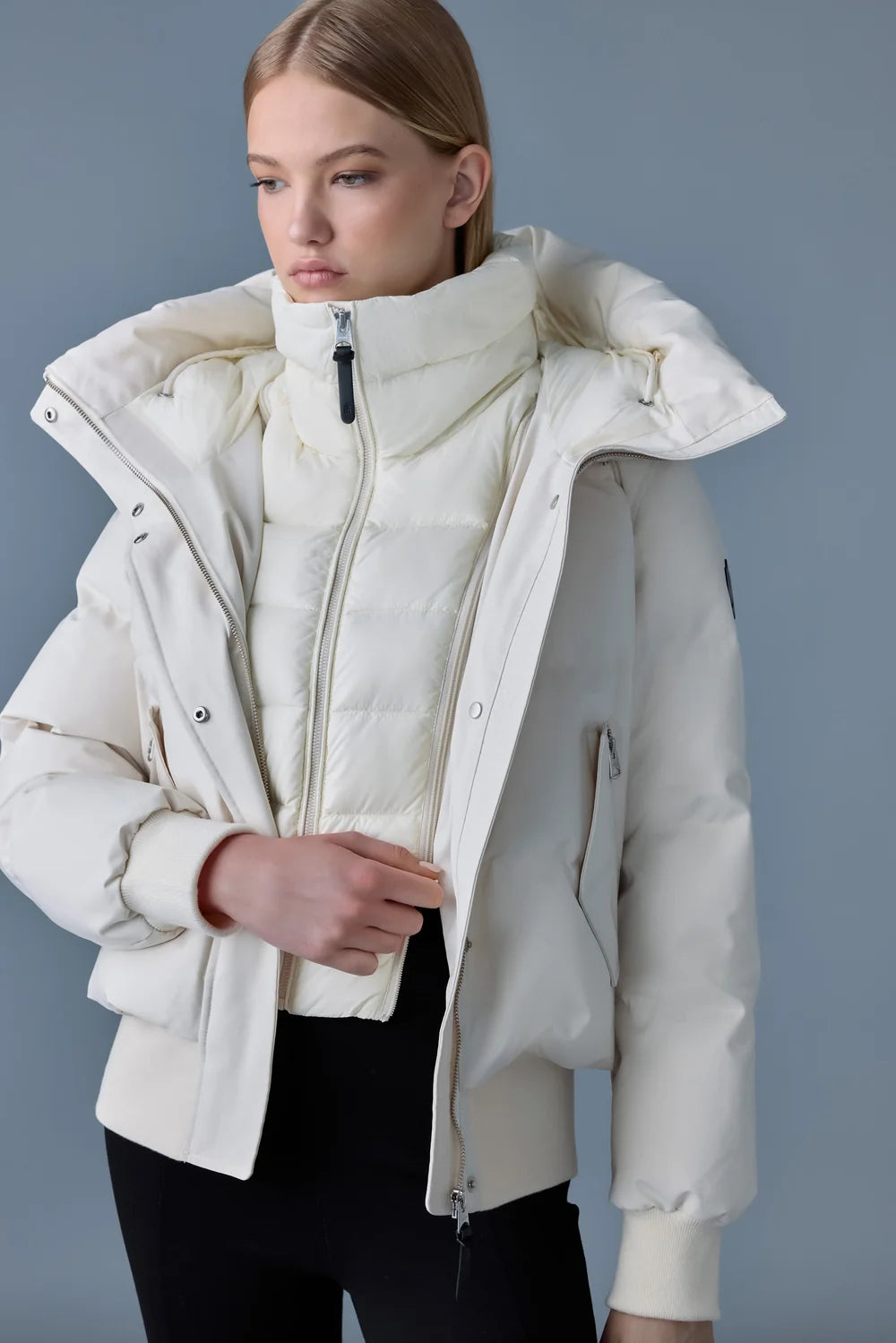 MKG-NEFI-NF CREAM PADDED COAT