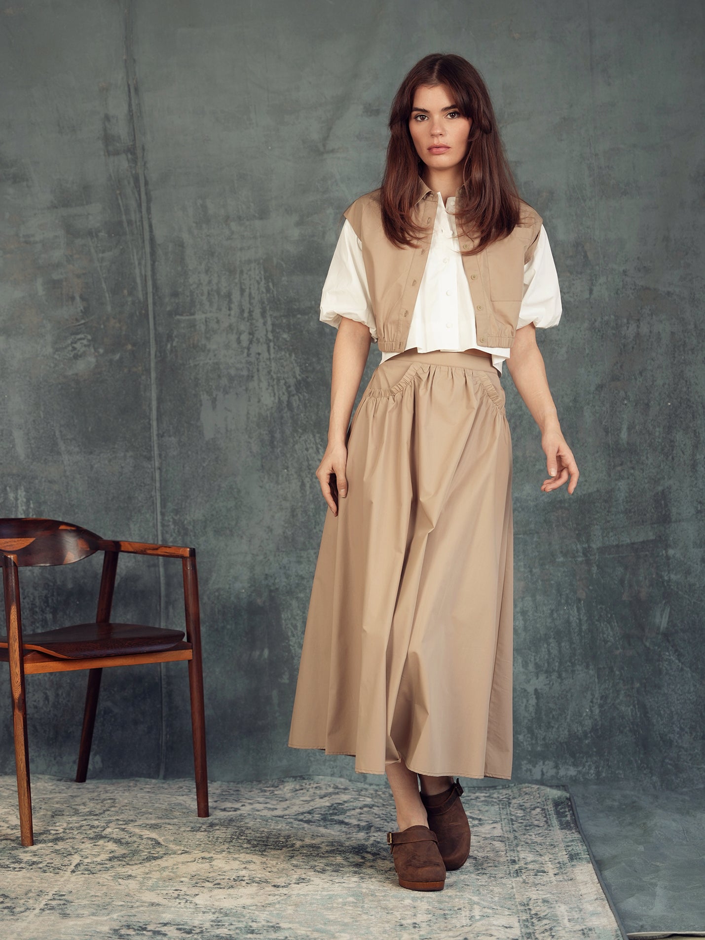 NOI-NR-243 BEIGE TOP