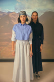 NOI-NR-347 BLACK&DENIM COTTON DRESS