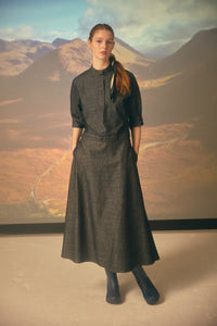 NOI-NR-393 BLACK DENIM SET