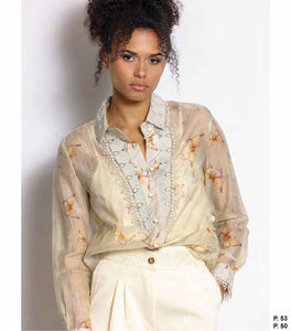 DRC-D640VW03 NAOMI PINK BUTTERFLY BLOUSE