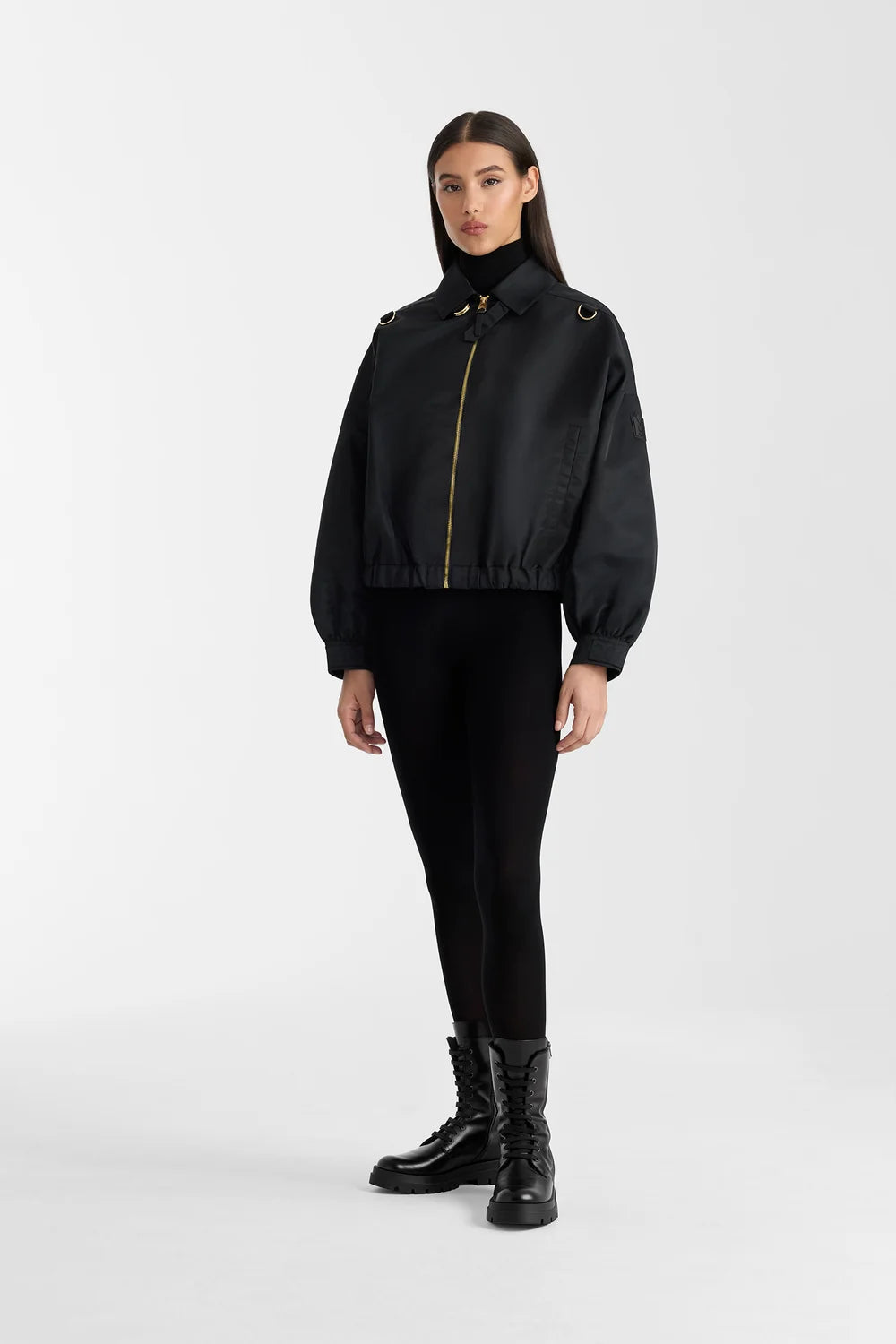 MKG-OLIVERA CROPPED BOMBER JACKET