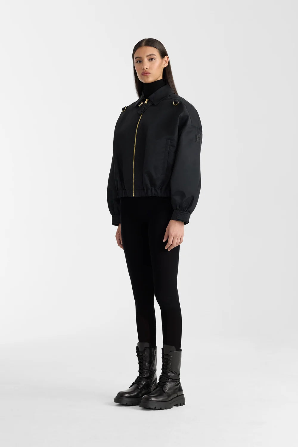 MKG-OLIVERA CROPPED BOMBER JACKET