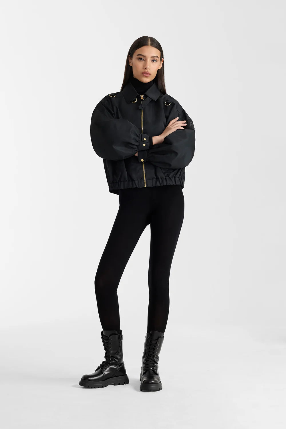 MKG-OLIVERA CROPPED BOMBER JACKET