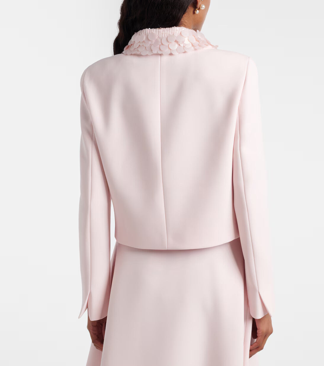 MAX-26160413 MSEPINNE PINK COLLAR DETAIL JACKET