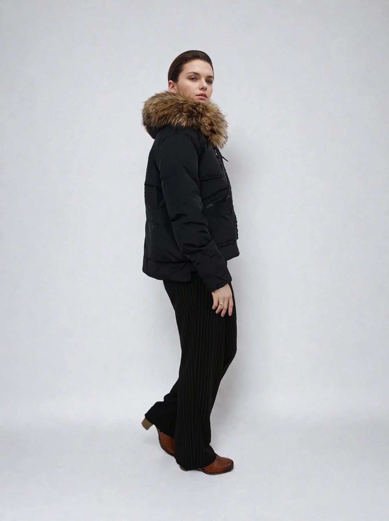 LVN-FUGGE BLACK RACOON JACKET