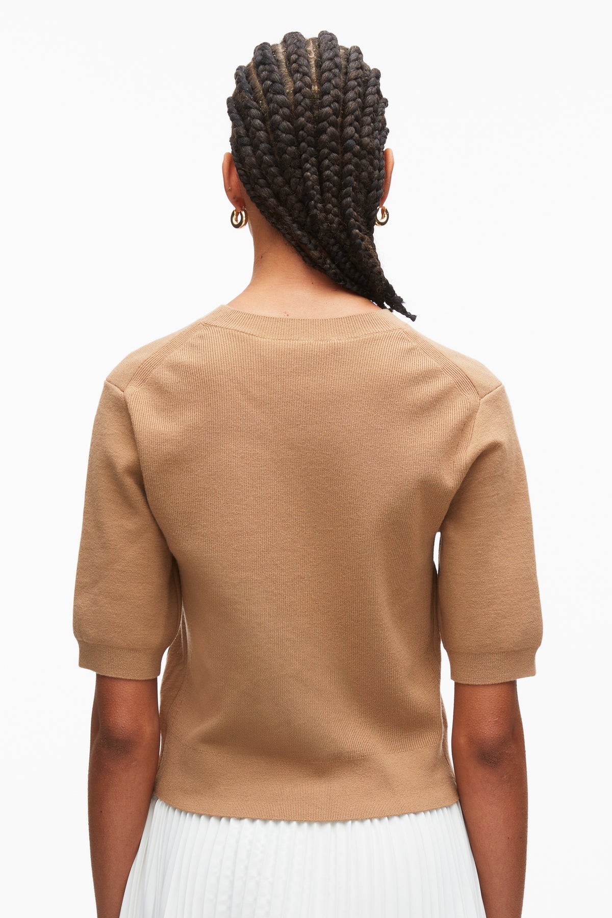 PLM-P261-70580 SAND BEADED KNIT TOP