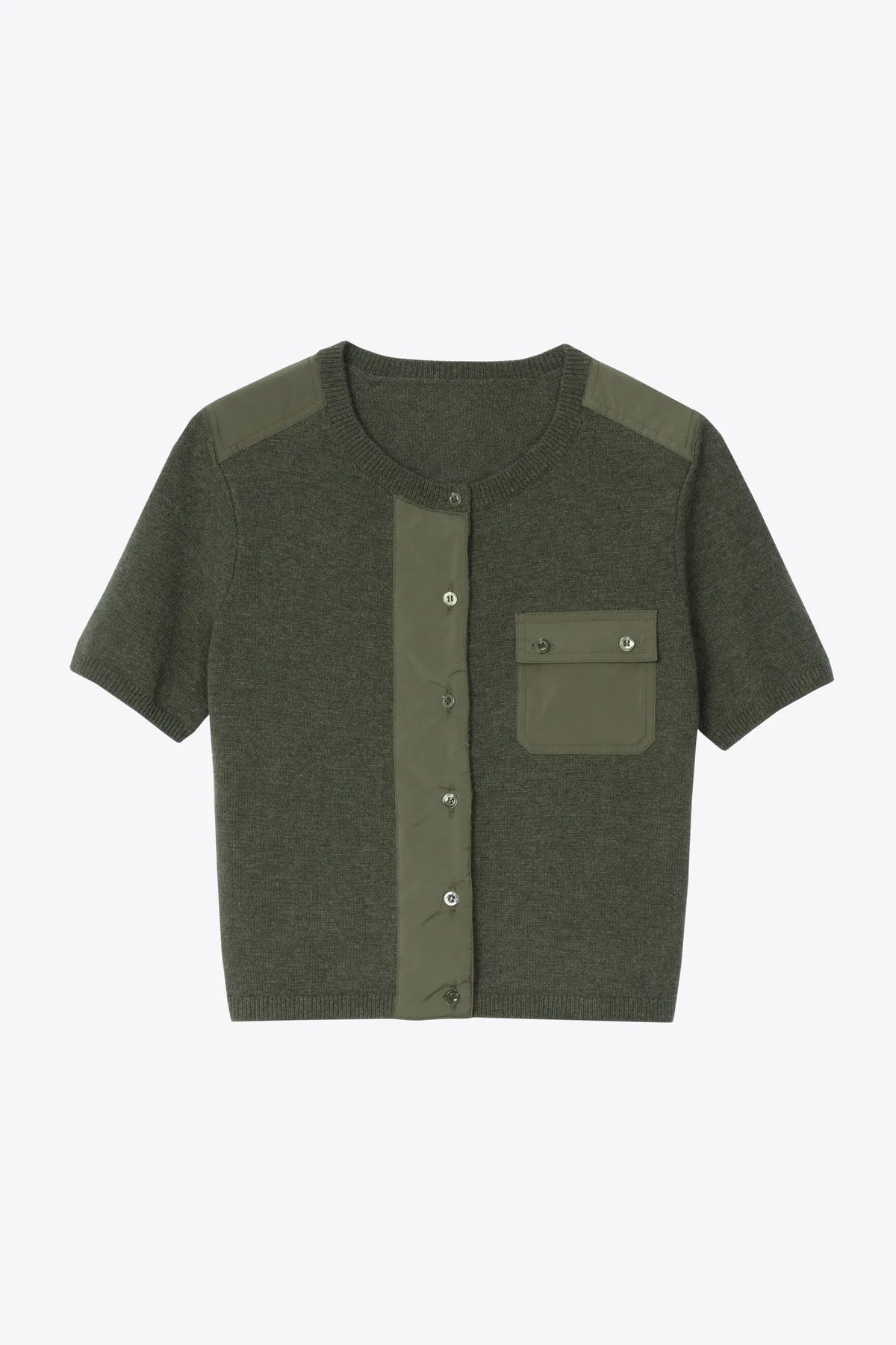 PLM-P262-70592 PINE KNIT COMBO TOP