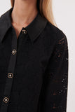 DRY-P485007 BLACK LACE CARDIGAN