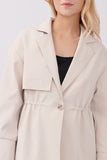 DRY-P485012 BEIGE WAISTED JACKET