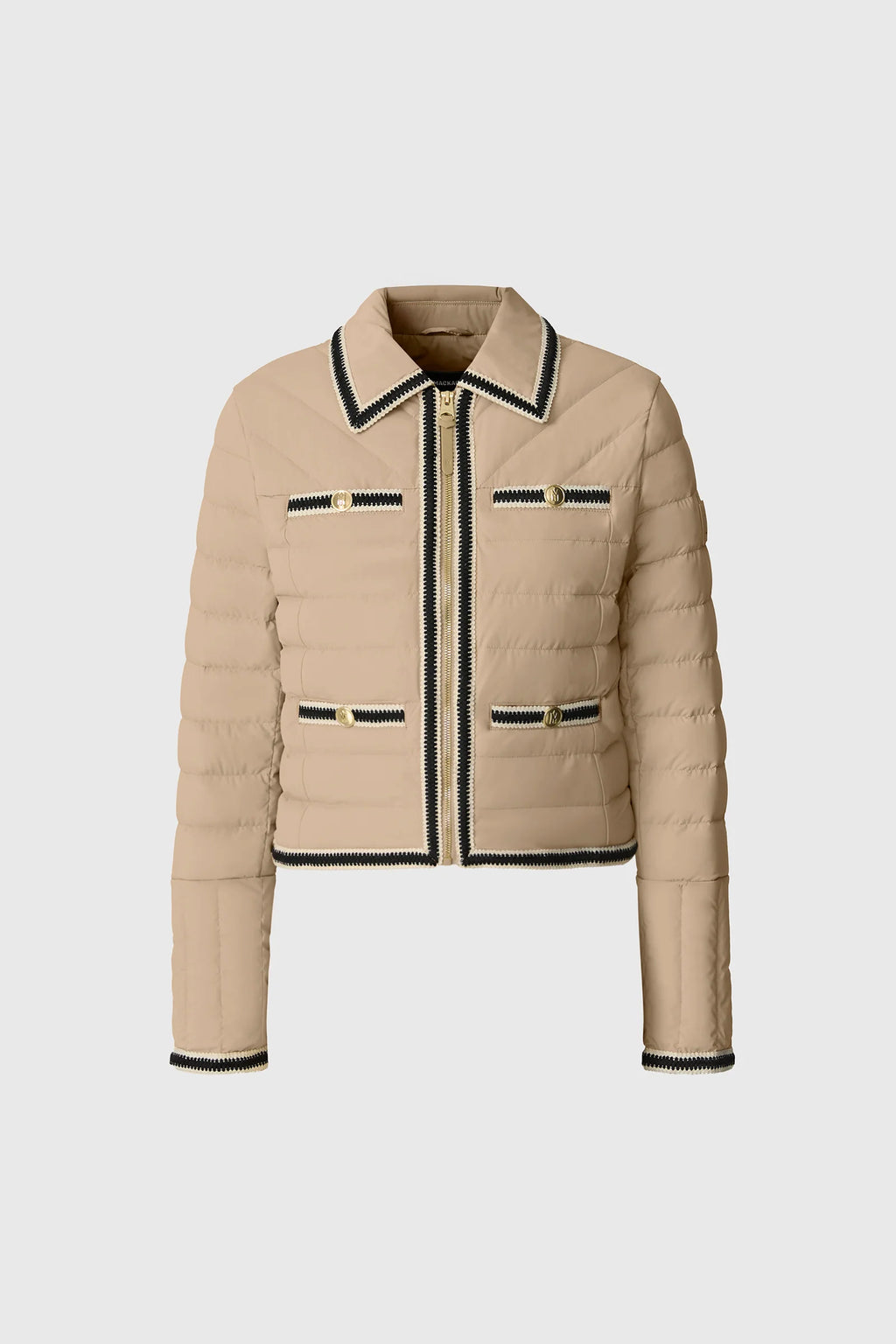 MKG-PETUNIA CAMEL TRIM DOWN JACKET