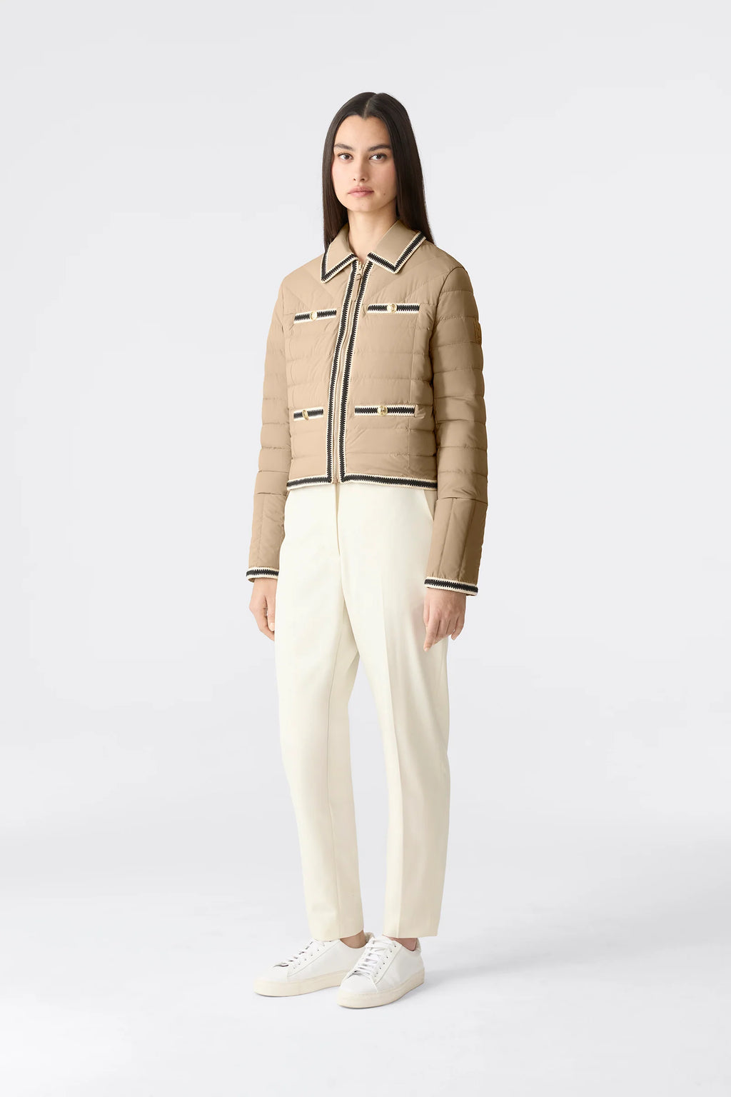 MKG-PETUNIA CAMEL TRIM DOWN JACKET