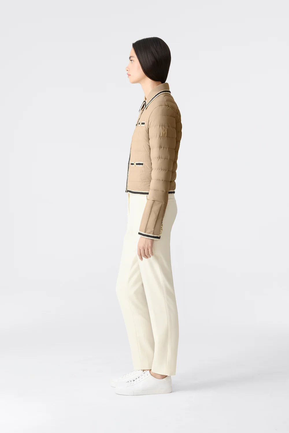 MKG-PETUNIA CAMEL TRIM DOWN JACKET