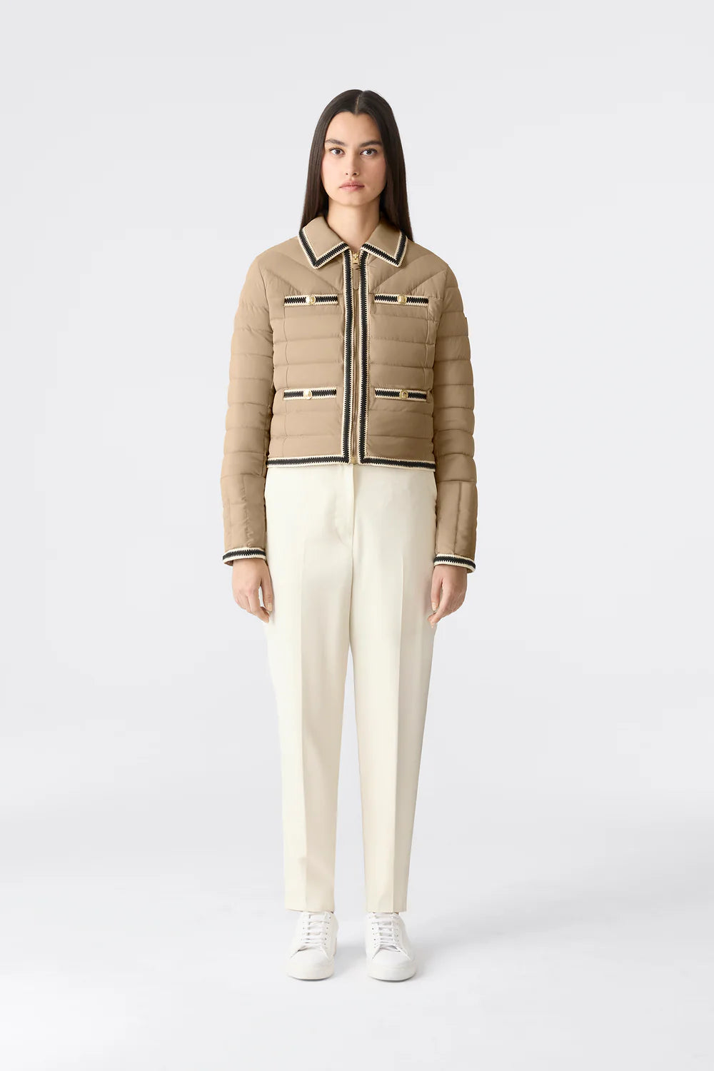 MKG-PETUNIA CAMEL TRIM DOWN JACKET