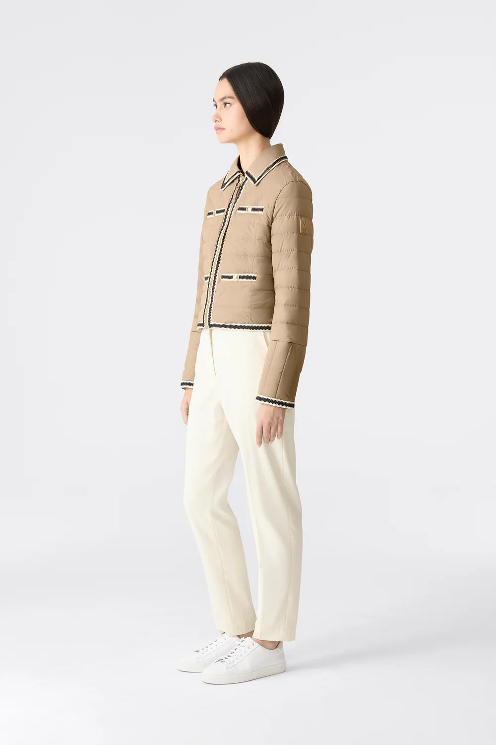 MKG-PETUNIA CAMEL TRIM DOWN JACKET