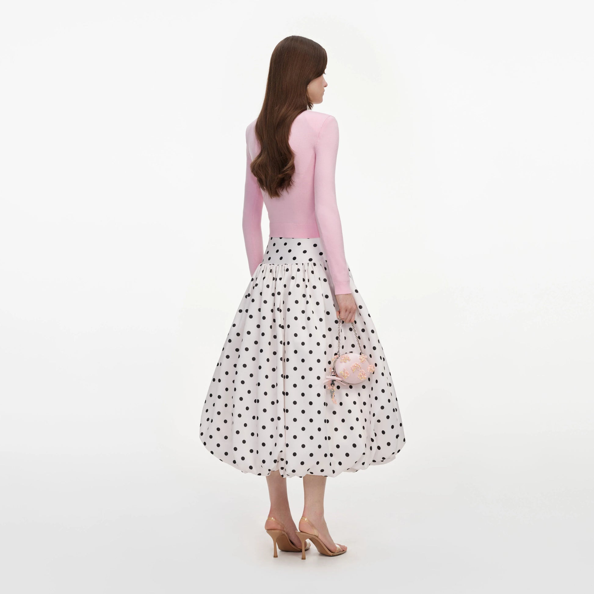 SPO-PF26-068TA PINK FLOWER KNIT TOP