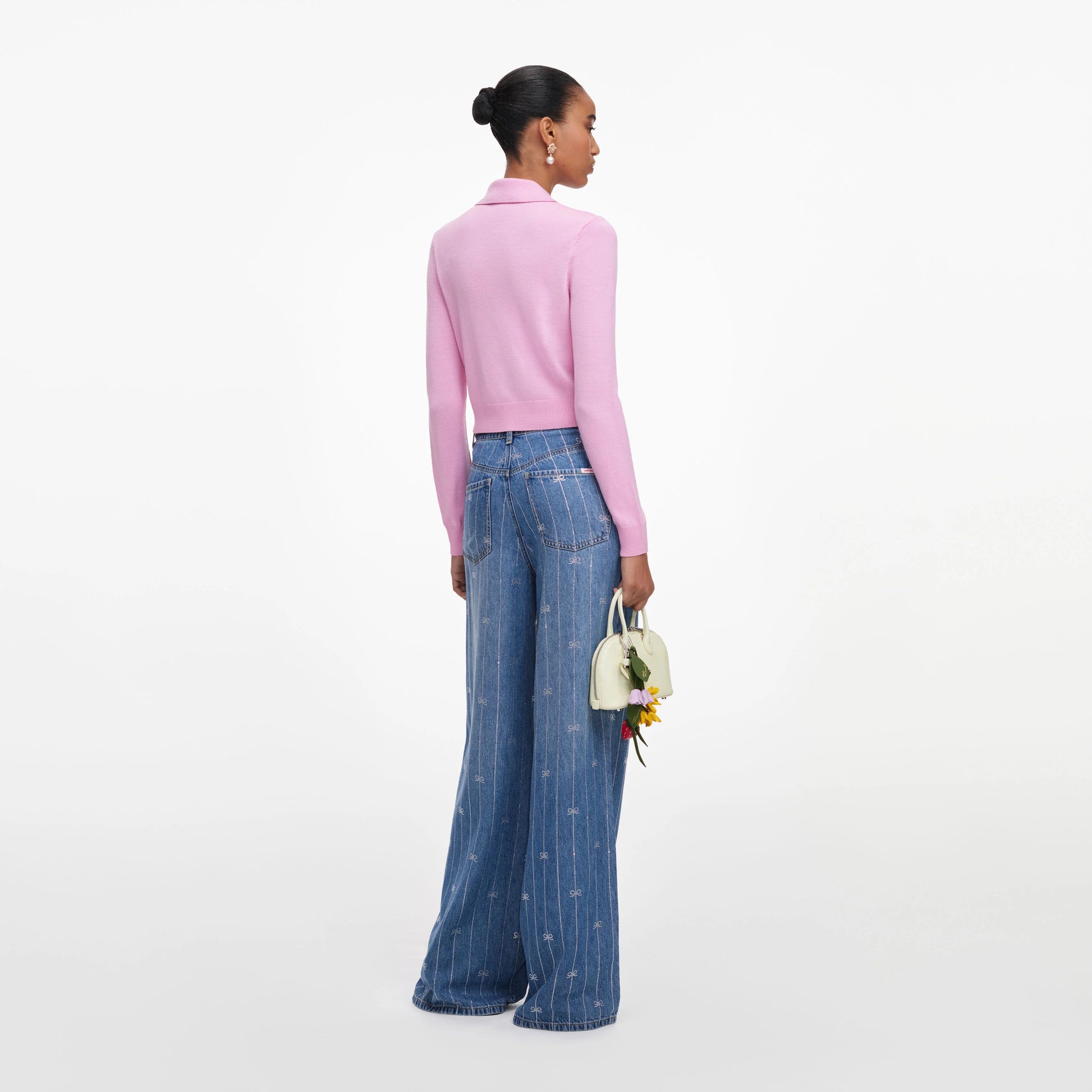 SPO-PF26-143C PINK FLOWER CARDIGAN