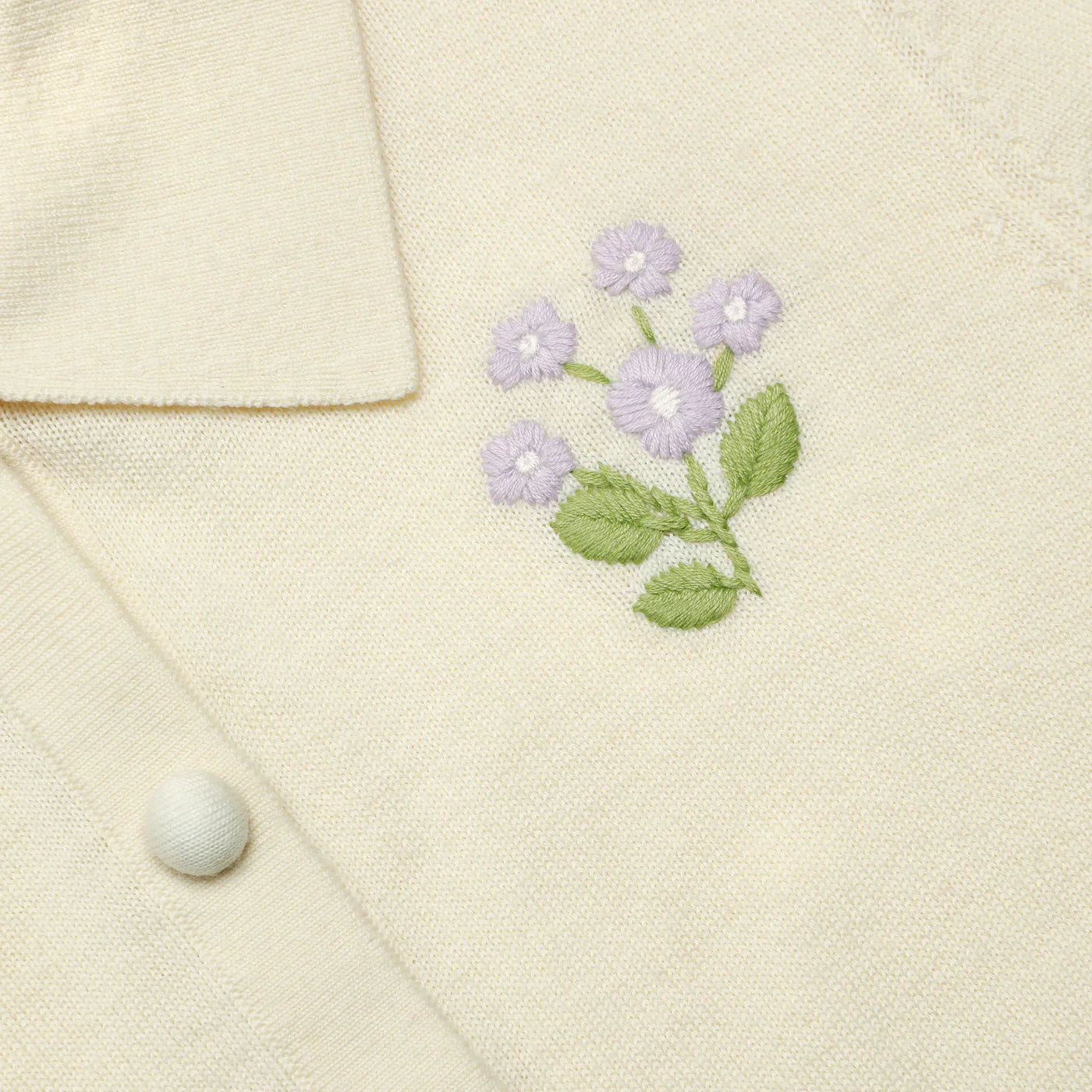 SPO-PF26-143CA YELLOW FLOWER CARDIGAN